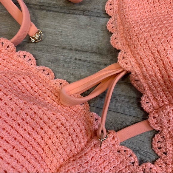 Victoria Secret Crochet Monokini One Piece Swimsuit - Picture 6 of 14